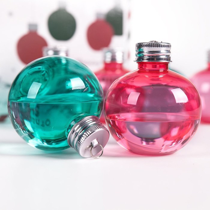 Christmas ornament shot glasses