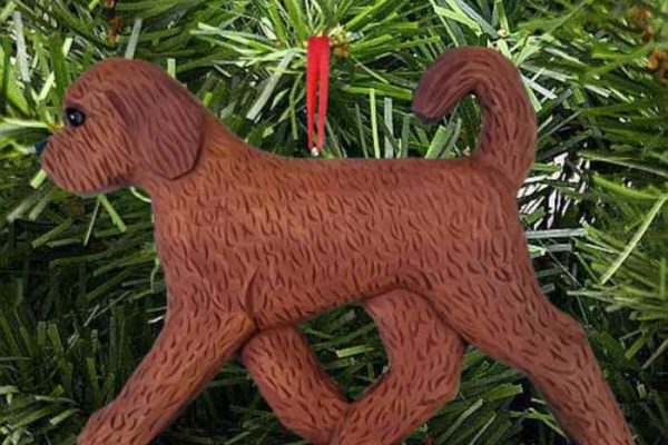 Golden doodle christmas ornament