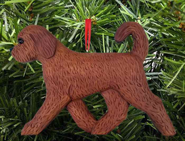 Golden doodle christmas ornament